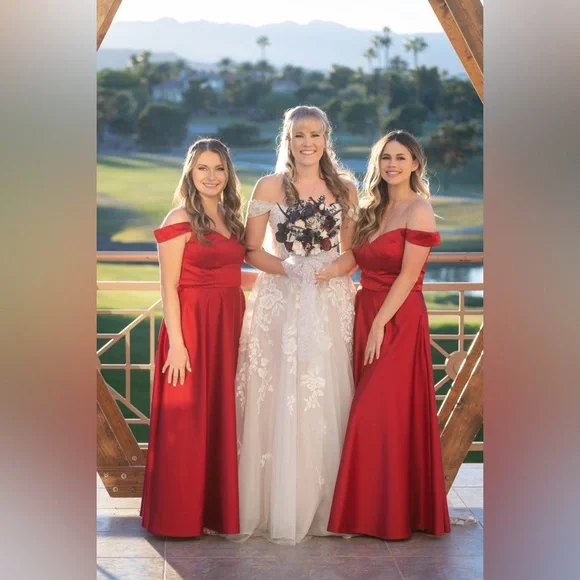 bridesmaid dresses teal Kennedy Blue Brittany Platinum Bridesmaid Dress